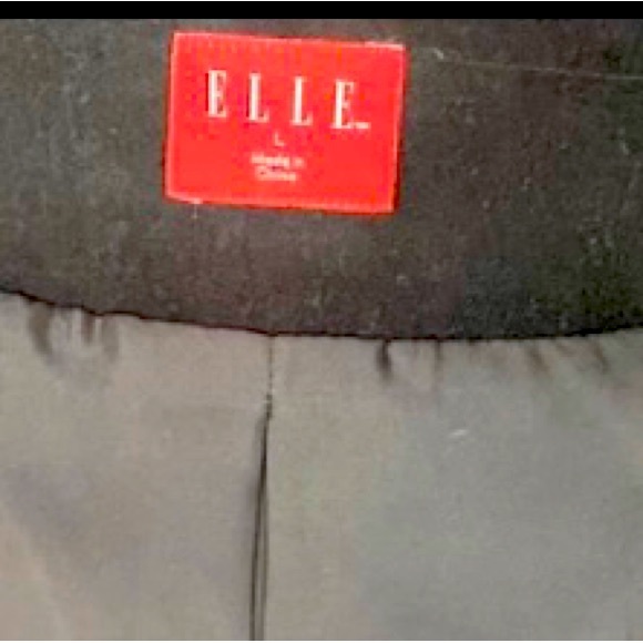 ELLE Tuxedo Black pleats, ruffle, bow, detail back 2 button front Vest Large - Picture 12 of 12